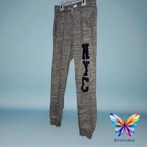 Kids’ Gray Joggers with NYC Print 10-11y Eur 146